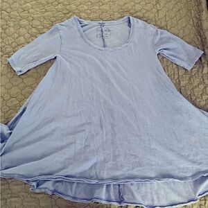 We The Free Soft Blue Tunic Top